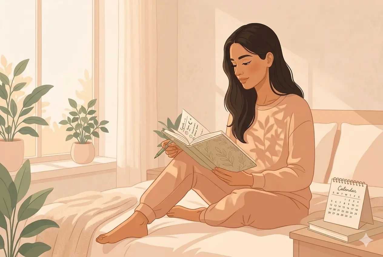 Lifestyle and environmental health context illustration