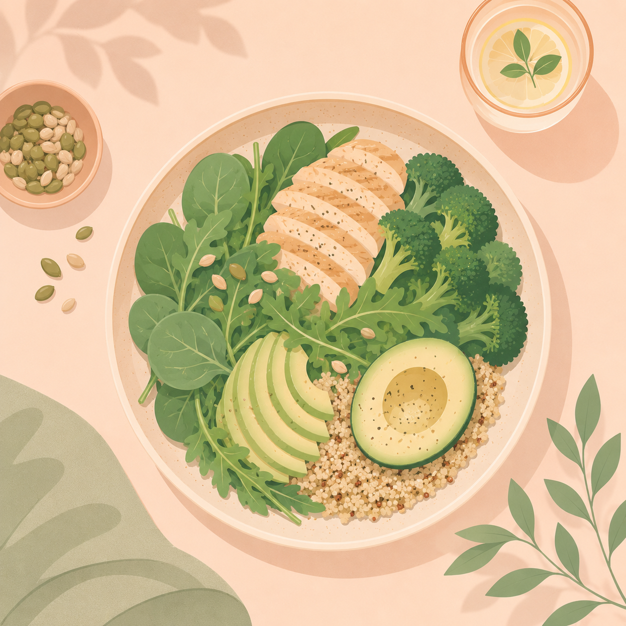 Nutrition guidance illustration